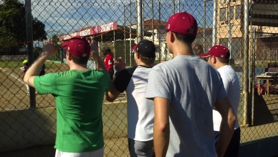 Cairn Baseball Team Serves in Panama