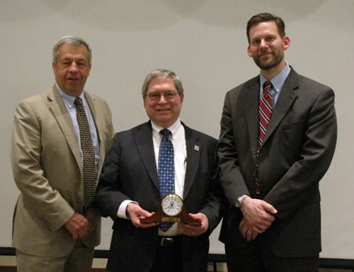 Joe Swartz presented with Alumni Recognition Award