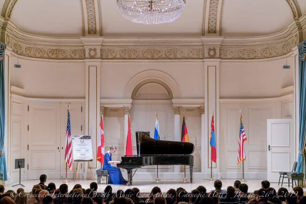 Student in Carnegie Hall