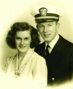 Young Eugene Vickers and his wife