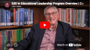 Video Dr. Steve Dill, Why the Cairn University EdD